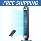 Bladeless 42-Inch Tower Fan with 28FT/s Velocity & 12H Timer – Indoor Comfort