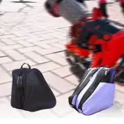Roller Skate Bag Carry Bag Oxford Cloth Breathable Shoe Storage Handbag for