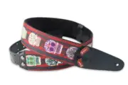 RightOn! Mojo Skulls Unique Guitar Strap