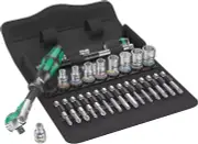 Wera 8100 SA 6 Zyklop Speed 1/4" Multi-function Ratchet & Socket Set, Metric, 28