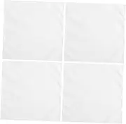 4-pc Polyester Napkin Set 17x17in Washable Dinner Napkins Elegant Fabric for Parties Weddings Reusable