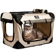 Large Cat Carrier & Dog Carrier for 2 Cats or Medium Dog. Soft Sided Pet Carr...