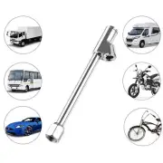 6" Tire Air Chuck Dual Head Heavy Duty Truck Straight Large Bore Inflator Gauge