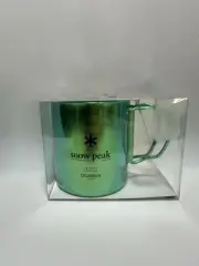 Snow Peak Titanium Double Mug 450 Green