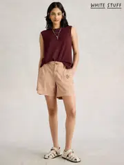 White Stuff Brown Mollie Combat Shorts (H12017) | $113
