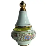 Vintage Bardaco Solid Perfume Pot Pousse Made Greece Hand Painted Unused Bottle