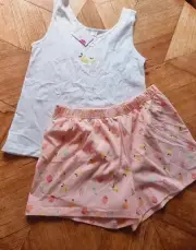 Brilliant Basics - Womens Lemon Summer Pyjamas/Pjs - Size 10 RRP $14