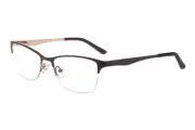 NEW Taylor Eyes Matte Black & Brown SHANIA Eyeglasses 52mm with Case