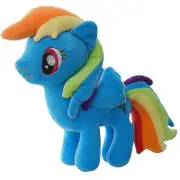 Cartoon Animation My Little Pony Plush Toy Doll 30cm-rainbow Dasha