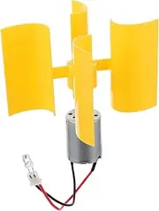 Dynamo Mini Generator Small Generators Small Turbines Generator Model Hand Wisking Tool Electric Outdoor Accessories Electric Tools Portable Generator Abs Yellow