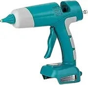 Battery Powered Hot Glue Gun for 18V-21V No Include Battery Digital Adjustable Temp Wireless Hot Glue Gun for DIY Repair(Blue)