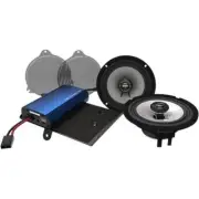 Hogtunes 225 Watt Amp/Front Speaker Kit, 6.5 In Harley-Davidson 14-19 Road Glide