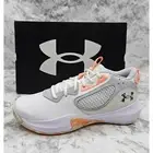 Under Armour Lockdown 6 White Pnk Men's Basketball Shoes Size 9.5