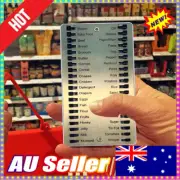 Metal Grocery List Reusable Shopping List Memory Reminder Board with Slide TaGY