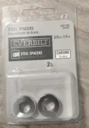 Home Depot/Everbilt Chrome Steel Spacer P/N 369 700 (3/8" x 1/4")