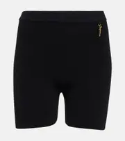[Jacquemus] Jacquemus Le Short Pralu ribbed-knit shorts UK 10 black