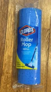 Clorox ROLLER MOP REFILL Anti-Microbial Protection Easy Slide Replacement Sponge