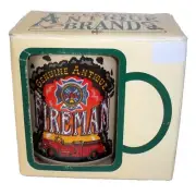 1992 Laid Back Ceramic Coffee Mug "Genuine Antique Fireman" New!