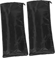 SAFIGLE 1 Pair Skateboard Backpack Drawstring Skateboard Bag Roller Skating Bag Roller Skate Backpack Pp Black