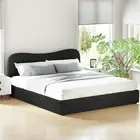Bed Frame King Size Boucle DARA K-ABC