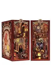 DIY Book Nook Kit Flame Common Room For Beginners And Adults, Tiny House B3