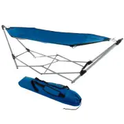 Portable Hammock with Stand Adult Size Camping Backyard Holds 250 Pounds