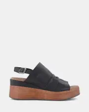 Miss Sofie Parker/Black Womens Wedges 41