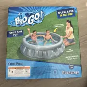 Bestway H2O Go Inflatable Spaceship Swimming Pool Silver Kids NEW