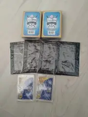100 (2x50ct) Card Pro Grading Submission Sleeves, leather and magnetic holders