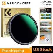 K&F Concept D Series ND3-1000 49-82MM Variable Neutral Density Filter Multi Coat