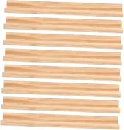 Gatuida 8pcs Wooden Domino Holders Tray Diy Supply for Displaying Sturdy Decorative Stand