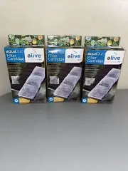 (3)ELIVE AquaDuo FILTER CARTRIDGES MEDIUM 6 PACK AQUA DUO 10&20FISH TANK FILTERS