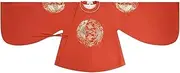[JIMINISO] Ming Dynasty Wedding Dress Women Round Neck Big Sleeve Blouse Top Imitation Makeup Flower Horse Face Skirt Suit