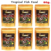 6 packs Food Fish for Small Tropical Fish, micro pellet type sinking slowly food