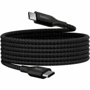 Belkin BoostCharge 2 m USB-C Data Transfer Cable - Cable for MacBook, MacBook Pro, iPad Air, ... - First End: 1 x USB 2.0 Type C - Male - Second End: