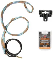 Hoppes Gun Cleaning Boresnake Rifle Bore Snake Cleaner Den Compact Carrying Case - .35 .375 Cal #hp24018d