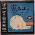 Corelle Extra Strengh Premium Vitrelle Glass 12 pc Dinner Set Blue Ribbons