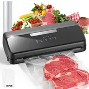 Advwin Vacuum Sealer Machine for Food Storage, Dual Pump Food Vacuum Sealer with Built-in Cutter, 32cm Seal Width, Kitchen Food Saver System