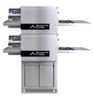 Moretti Forni Double Chamber Electric Conveyor Oven w/support - T64E/2 SC