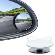 4PCS Blind Spot Mirror, Round HD Glass Side Mirror Blindspot, Frameless
