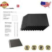 Cushioned ½ Inch Thick Interlocking Floor Mats – Safe Flooring for Gym & Kids