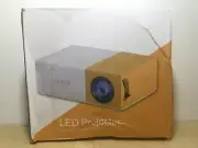 Full HD 1080P LED Projector Smart Home Theater Cinema VGA/HDMI/USB/SD NIB