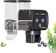 Fish Food Feeder | Fish Tank Dispenser Feeder | Waterproof Smart Rechargeable Precise Automatic Dispenser for Turtle Vacation Pond Feeding Vegetable