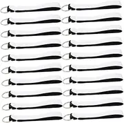 [Healvian] 30Pcs Convenient Key Chains Practical Car Key Rings Key Chain Ropes White for Wrist Use and Creative