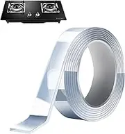 Double Sided Tape | Transparent Tape Roll Heavy Duty Sticky Tapes,Removable Mounting Tape, Waterproof and Cuttable for Walls, Tiles, Ceramics, and Wood