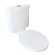 FIX-A-LOO White Hygenix Touchless Cistern With Seat & Link WELS 3 Star 5.8L/Full
