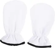 WOFASHPURET 1 Pair Maintenance Essential Oil Gloves Moisturizing Mitten Hand Mask Gloves Warm Mittens Beauty Paraffin Wax Mitten Parrafin Wax Hand Mitts Hot Wax Bath Mat White Body Polyester