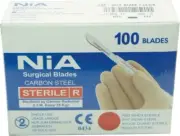 SCALPEL SURGICAL BLADES SIZE 10 - Box/100