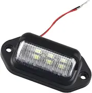 OSOLADY 24v Led License Plate Lights Led Side Marker Lamps for Trucks and Trailers High Brightness Easy Installation Low Power Consumption