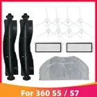 For 360 S5 S7 Robot Vacuum Robot Accessories Spare Parts Main Brush Filter Mop C